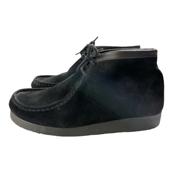 Hunkers Wallabees Style Black Suede Shoes. Size 11 Made in Spain main image 9